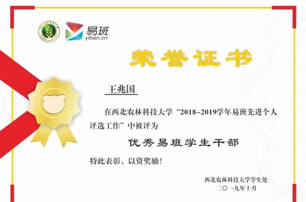 榮譽證書
