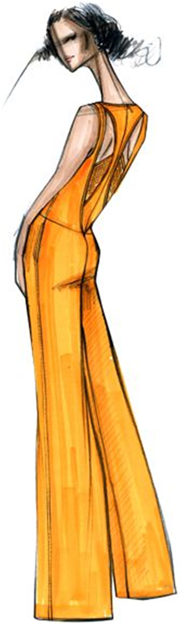 服裝設(shè)計(jì)手繪效果圖