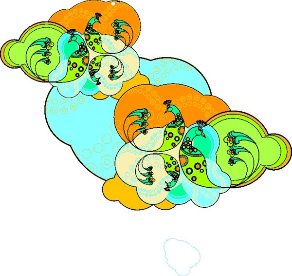 歐美花紋7932矢量CDR