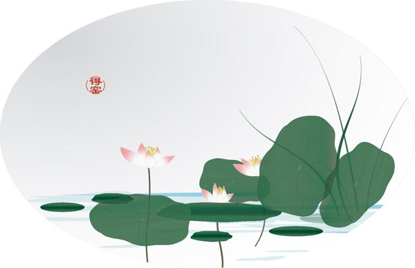 荷花碟子