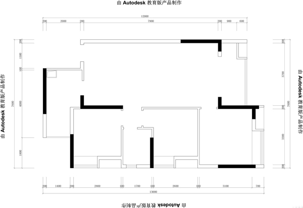 商品房裝修平面圖