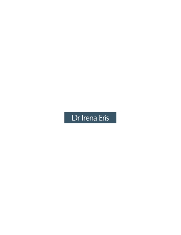 DrIrenaErislogo設計欣賞DrIrenaEris護理品LOGO下載標志設計欣賞