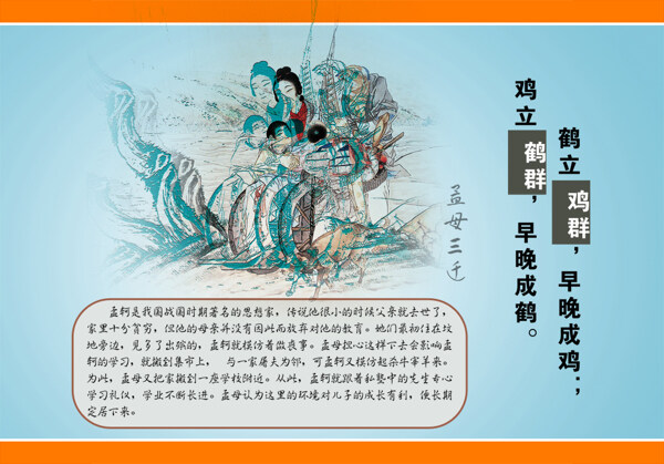 企業(yè)文化海報(bào)展板PSD分層素材