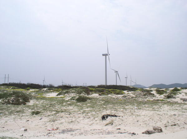 风力发电厂图片