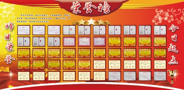 榮譽(yù)墻圖片
