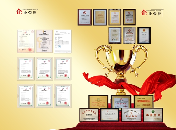 公司榮譽(yù)欄集團(tuán)榮譽(yù)榜榮譽(yù)證