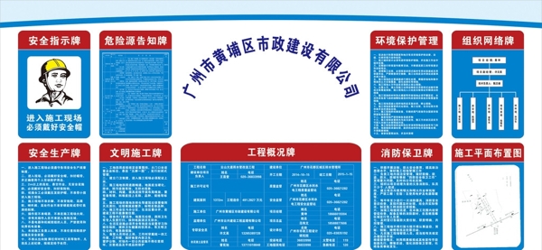 工地施工制度標識牌圖片