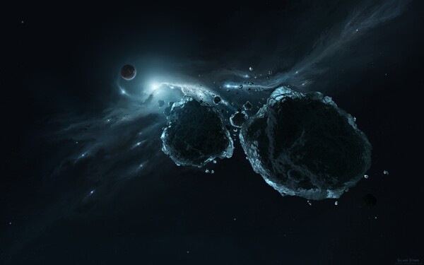 隕石星空