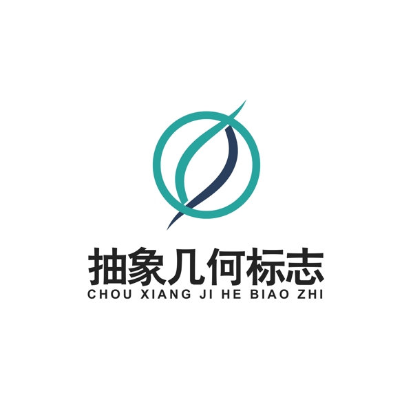 抽象幾何圖案logo