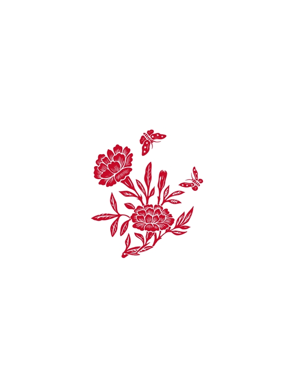 花模板