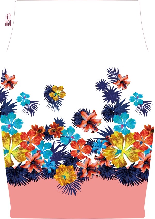 定位花數(shù)碼印花印花圖案