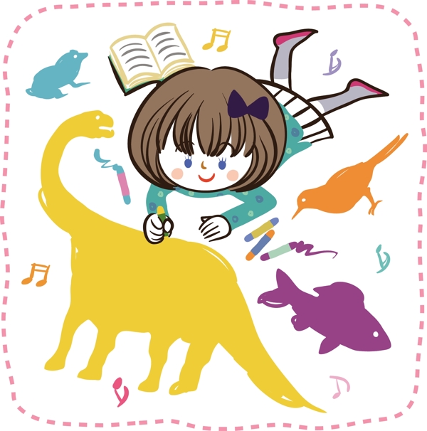最新韓國(guó)矢量卡通素材467