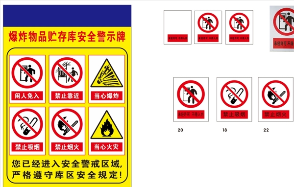 安全警示牌