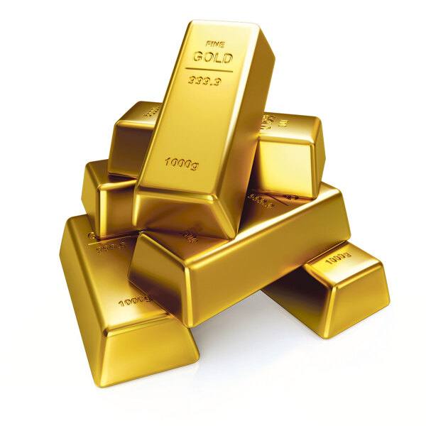 黃金金條圖片