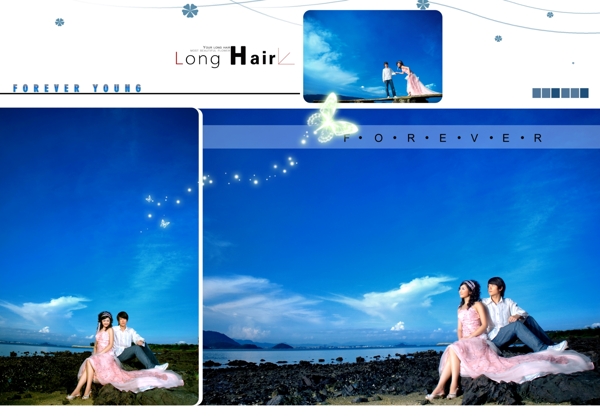 愛的花嫁婚紗模板