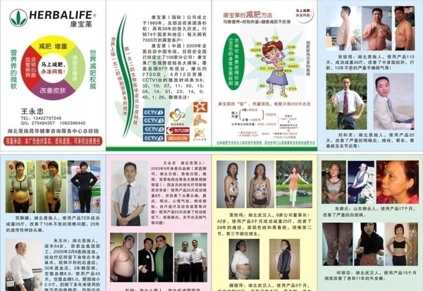 康寶萊四折頁設(shè)計(jì)圖片