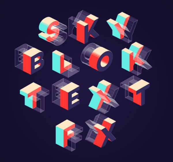 高品質(zhì)3D文字