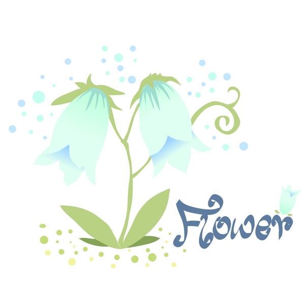 印花矢量圖植物花朵文字免費(fèi)素材