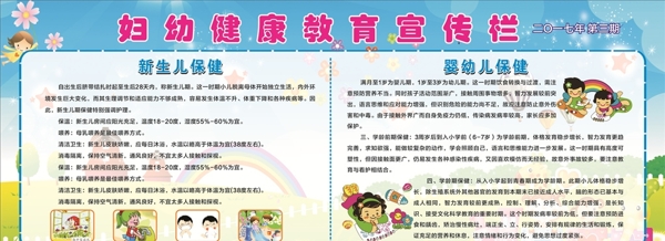 兒童保健宣傳欄