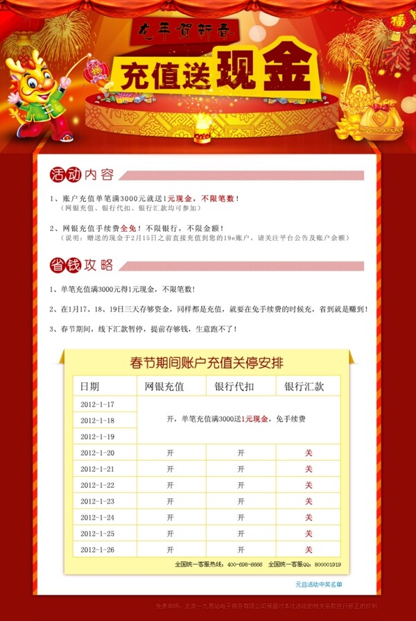 充值活動(dòng)
