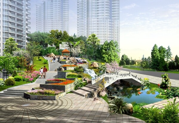 景觀園林效果圖