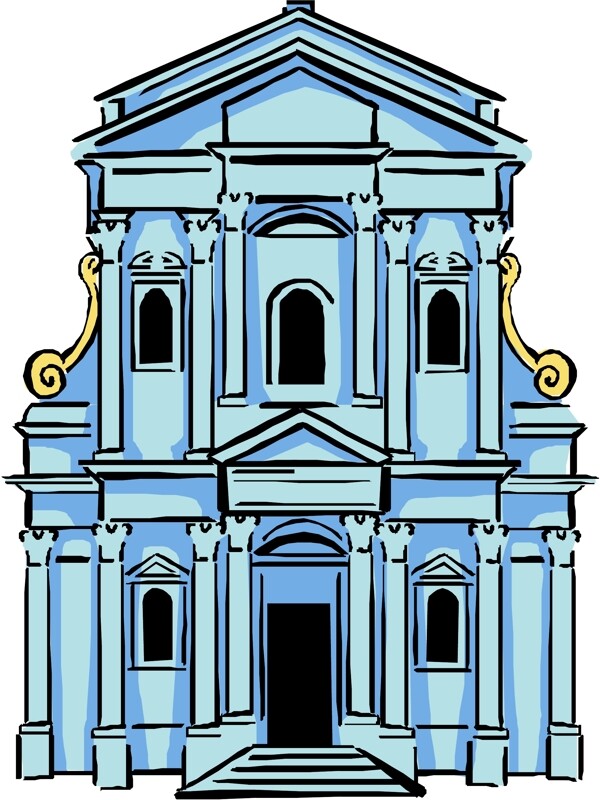 卡通建筑