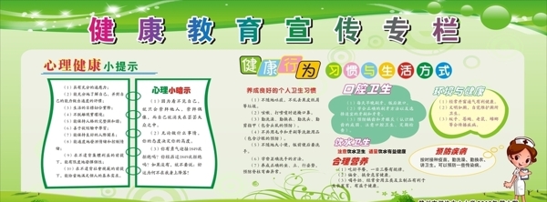 健康教育宣傳欄
