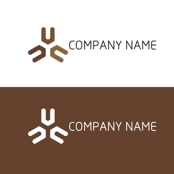 企业扁平化商标logo设计