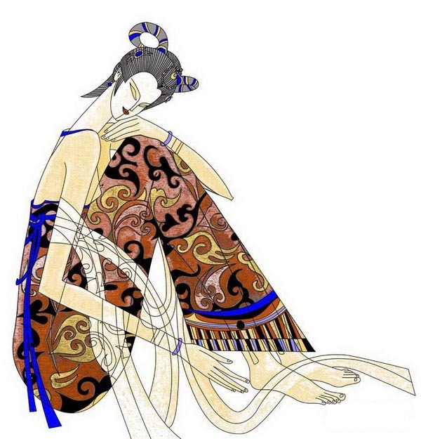 位圖人物女人色彩棕色免費(fèi)素材