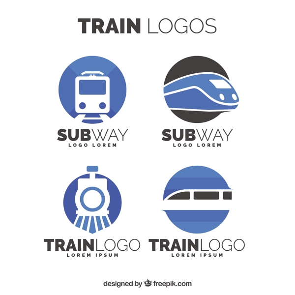 關(guān)于火車機(jī)車的標(biāo)志logo矢量設(shè)計(jì)素材