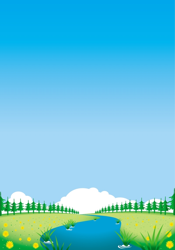 秋天小花風景