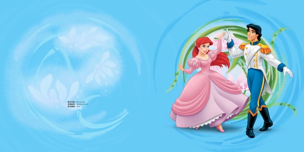 白雪公主与王子跳舞封面设计