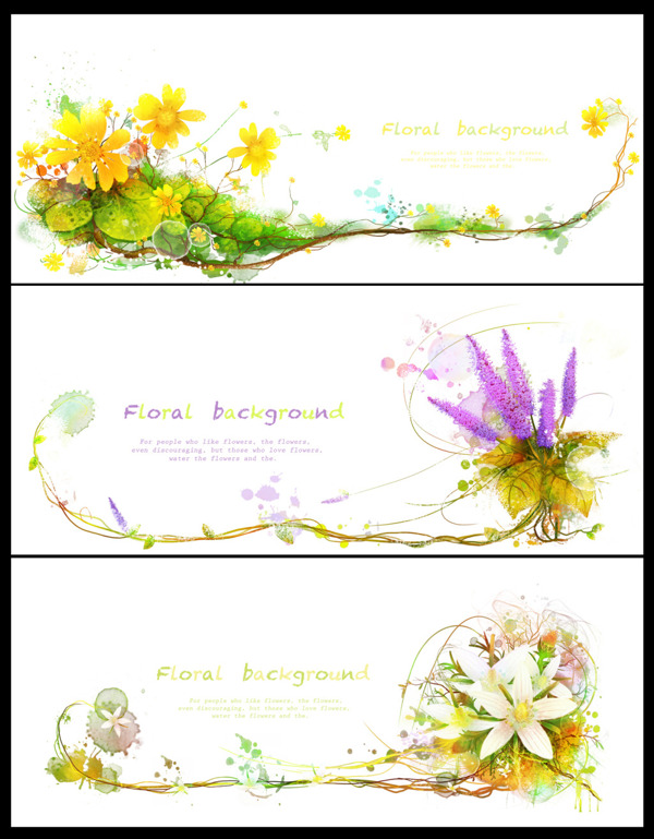 手繪花朵