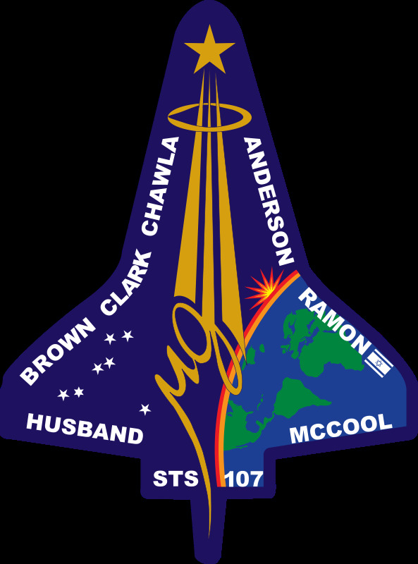 STS107飞行徽章