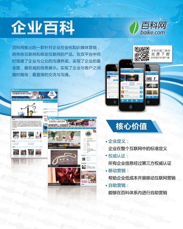 企業(yè)百科展板海報(bào)圖片