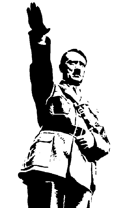希特勒敬礼矢量图图片