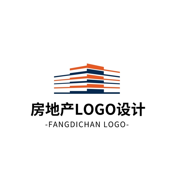 简约大气创意房地产logo标志设计