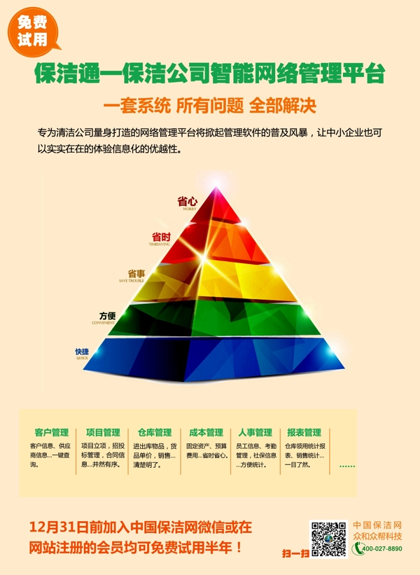 金字塔軟件宣傳DM單圖片