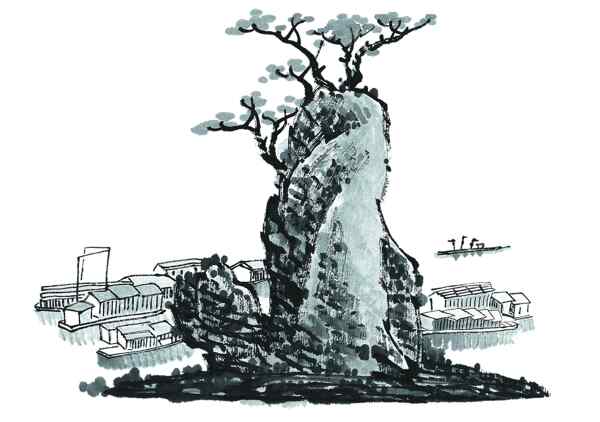 水墨山水畫圖片