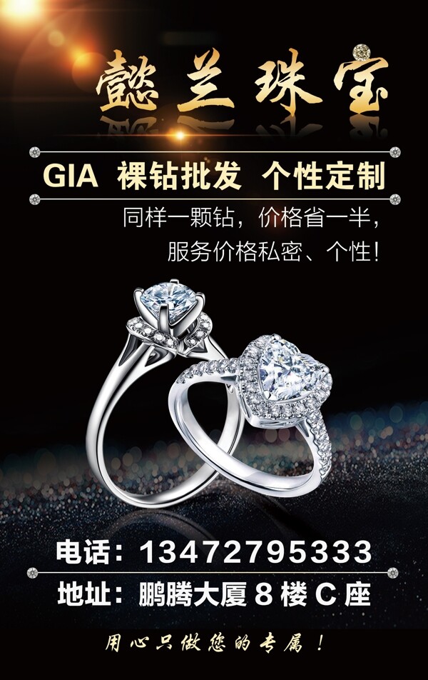 珠寶海報