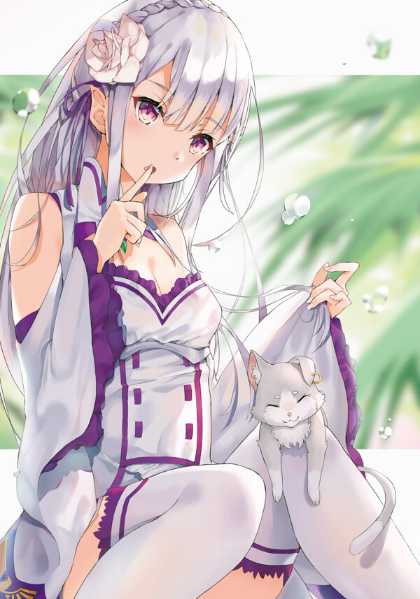彩色動(dòng)漫人物插畫背景