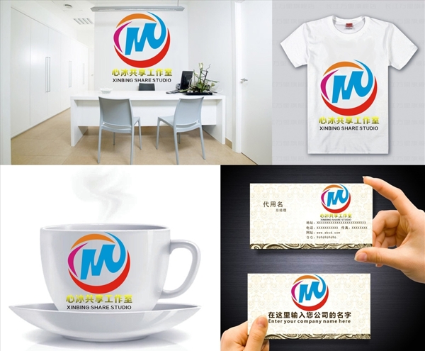 M字母logo