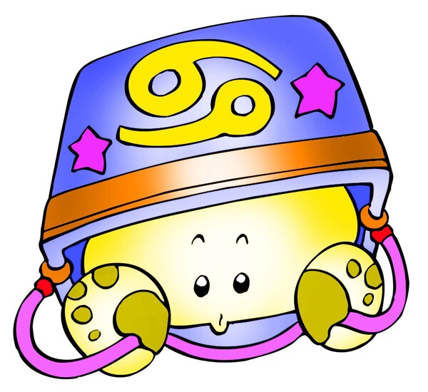 巨蟹座星座插圖0128
