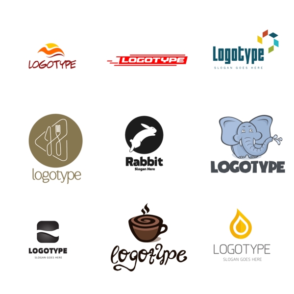 logo應用PSD分層素材