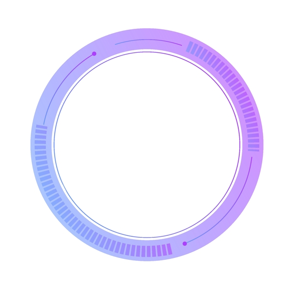 科技渐变边框素材元素