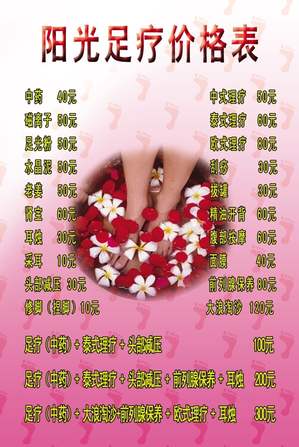 足療展板圖片