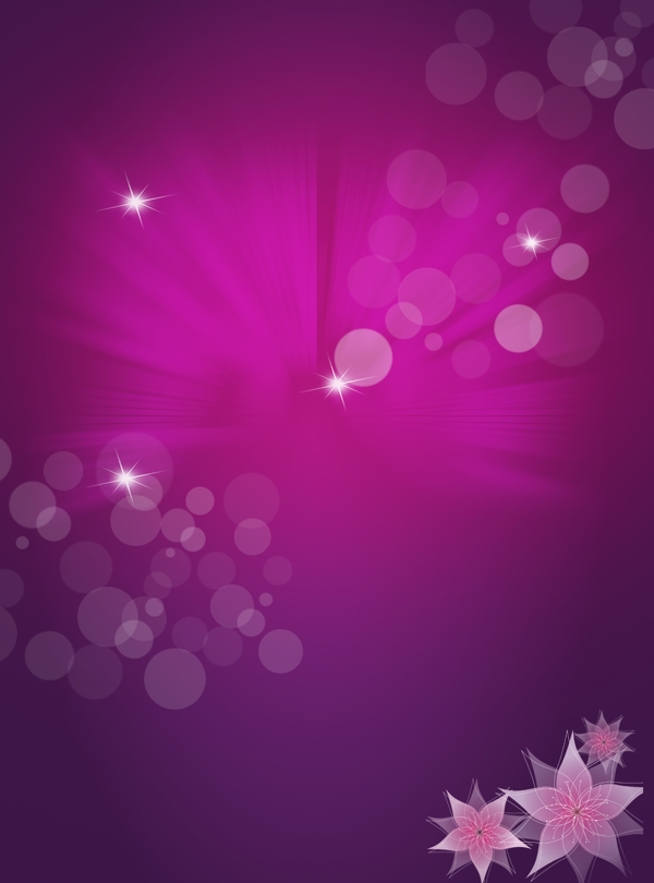 星花光點(diǎn)紫色背景psd素材