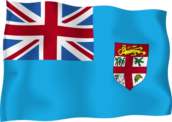 斐济国旗矢量