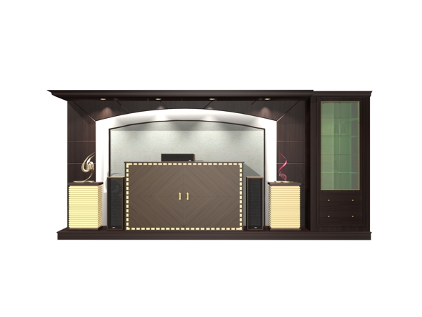 室內(nèi)設(shè)計背景墻3d素材3d模型80