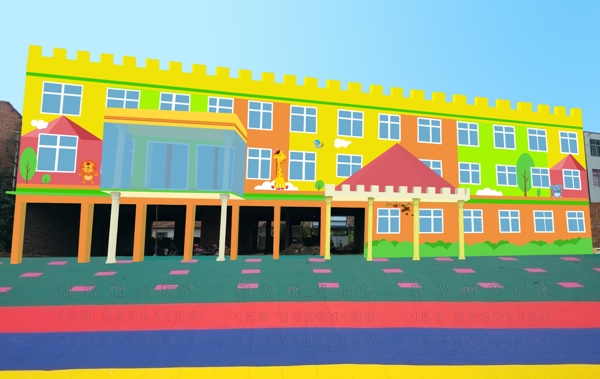 幼兒園彩繪設計
